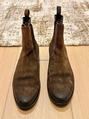 Thursday Boot Co Duke Brown Suede Chelsea Boots Women’s 9.5
